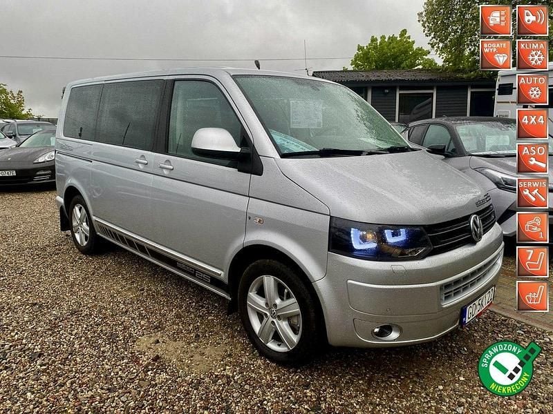 Srebrny Używany 2013 VW Multivan R Van | 94 999 zł (Uczciwa cena) - Obraz 1/4