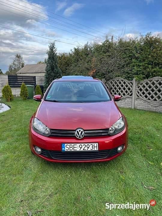 Czerwony Używany 2009 VW Golf VI Hatchback | 27 500 zł (Dość drogi) - Obraz 1/4
