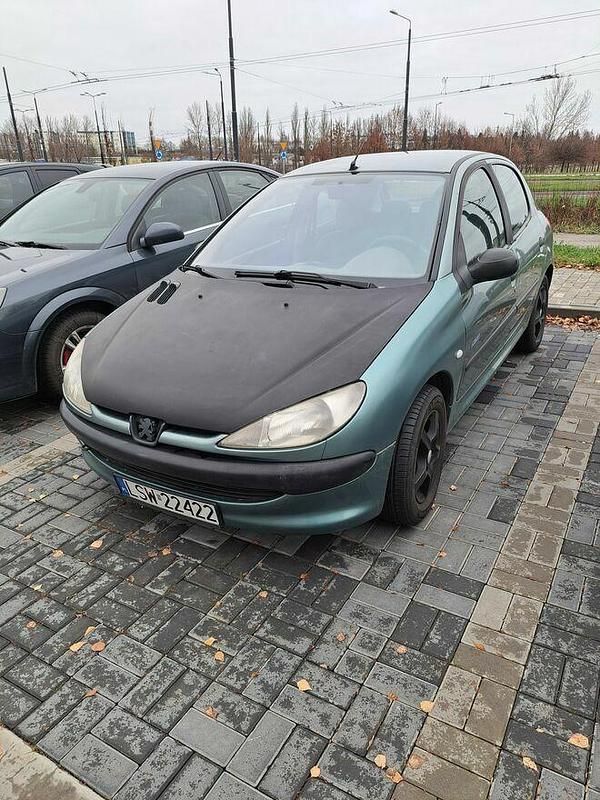 Zielony Używany 2001 Peugeot 206 Hatchback | 2800 zł (Uczciwa cena) - Obraz 1/4