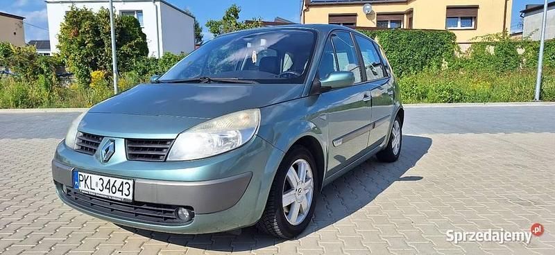 Zielony Używany 2006 Renault Scénic II Minivan | 5999 zł (Uczciwa cena) - Obraz 1/4