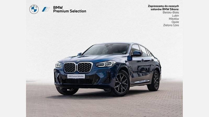 Niebieski phytonic metalizowany Używany 2024 BMW X4 Shadowline SUV | 224 900 zł (Uczciwa cena) - Obraz 1/3