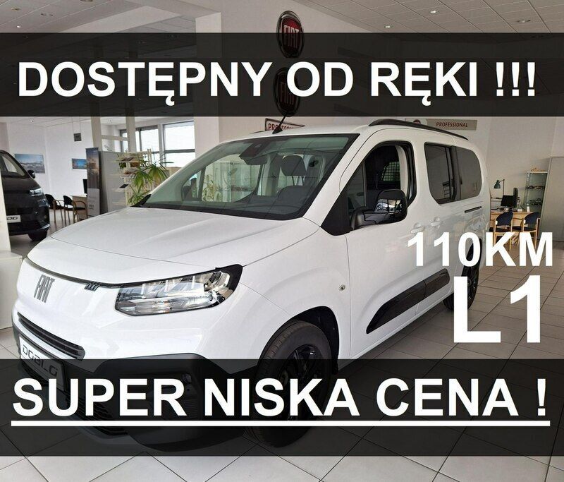 Biały Nowe 2024 Fiat Doblò Minivan | 85 599 zł (Super Cena) - Obraz 1/4