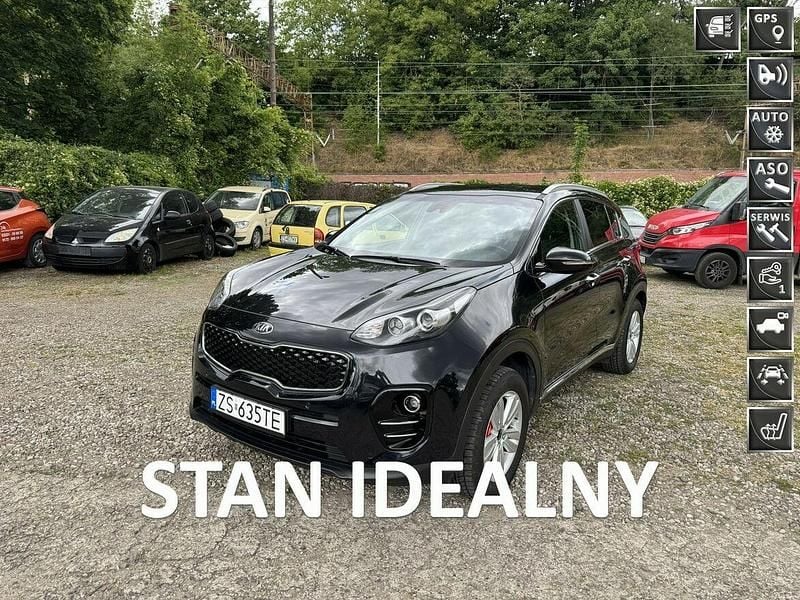 Czarny Używany 2016 Kia Sportage SUV | 59 900 zł (Dobra cena) - Obraz 1/4