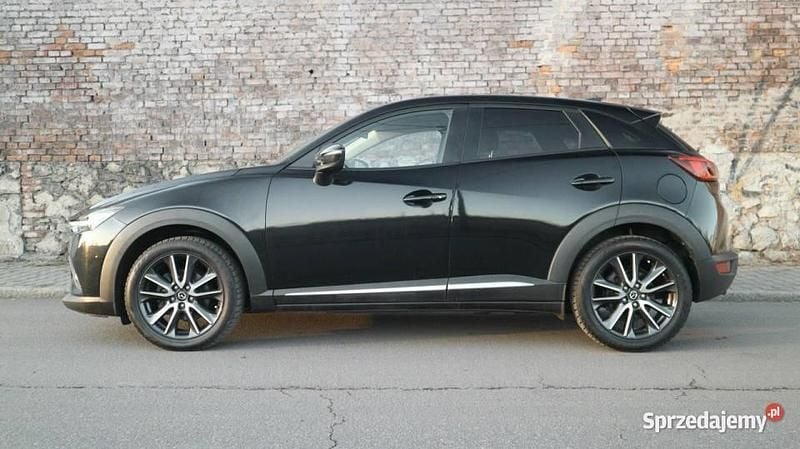 Czarny Używany 2017 Mazda CX-3 SUV | 68 900 zł (Dość drogi) - Obraz 1/4