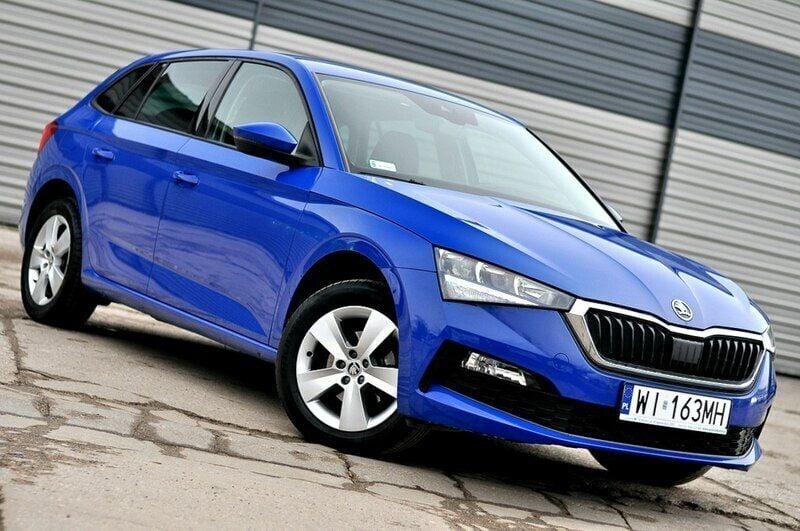 Niebieski Używany 2022 Skoda Scala Hatchback | 49 900 zł (Uczciwa cena) - Obraz 1/4