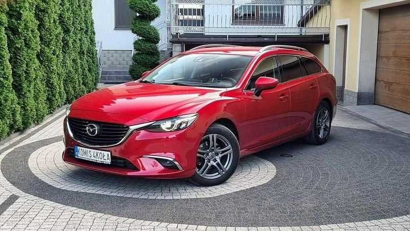 Bordowy Używany 2015 Mazda 6 Kombi | 44 900 zł (Super Cena) - Obraz 1/4