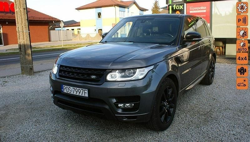 Szary (metalik) Używany 2014 Land Rover Range Rover Sport SUV | 93 700 zł (Dość drogi) - Obraz 1/4