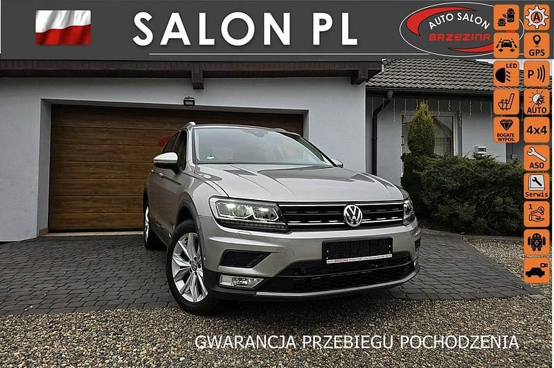 Szary Używany 2016 VW Tiguan SUV | 76 900 zł (Uczciwa cena) - Obraz 1/4