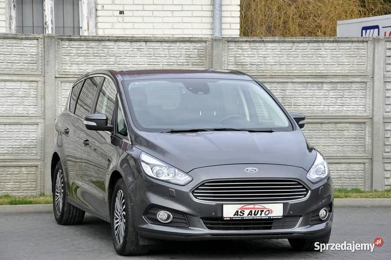 Grafitowy (metalik, perła) Używany 2019 Ford S-MAX S Minivan | 68 900 zł (Uczciwa cena) - Obraz 1/4