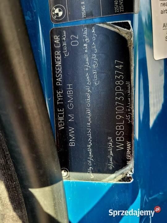 Używany BMW M3 2003 Niebieski Coupe