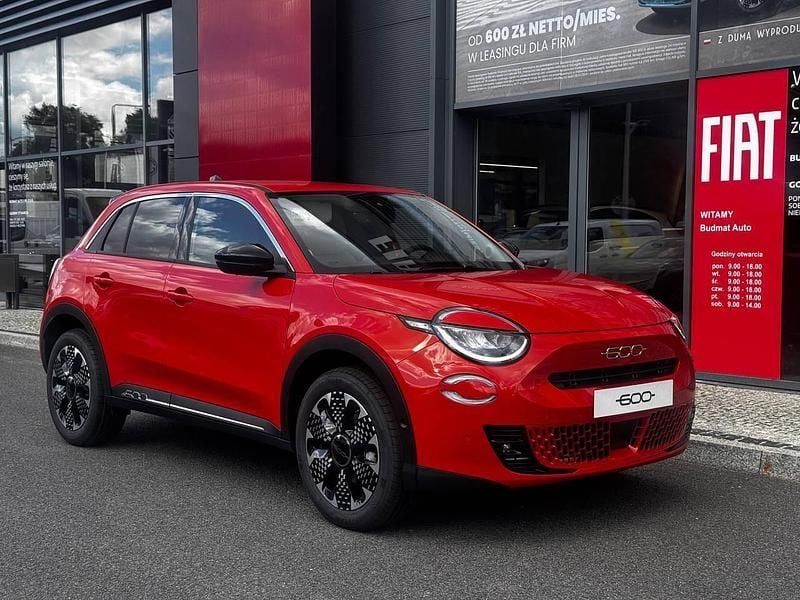 Lakier metalizowany pomarańczowy sole Nowe 2025 Fiat 600 La Prima Hatchback | 111 500 zł - Obraz 1/4