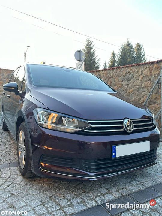 Bordowy Używany 2019 VW Touran IQ Drive Minivan | 95 000 zł - Obraz 1/4