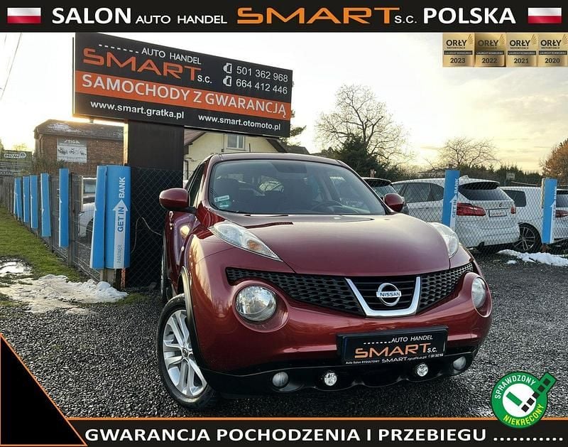 Bordowy Używany 2010 Nissan Juke SUV | 29 900 zł (Uczciwa cena) - Obraz 1/4