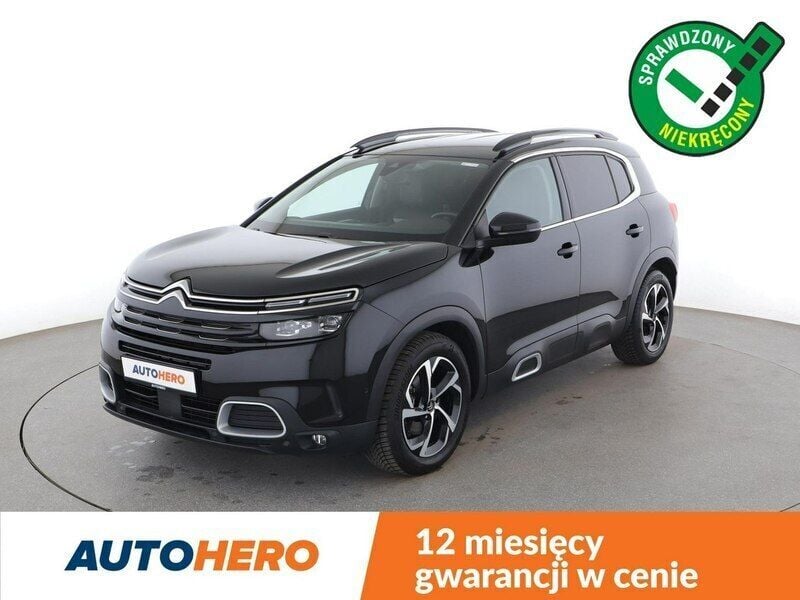 Czarny Używany 2019 Citroën C5 Aircross SUV | 83 900 zł (Uczciwa cena) - Obraz 1/3