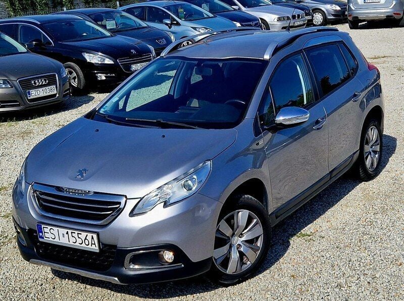 Szary (metalik) Używany 2015 Peugeot 2008 SUV | 24 900 zł (Super Cena) - Obraz 1/4