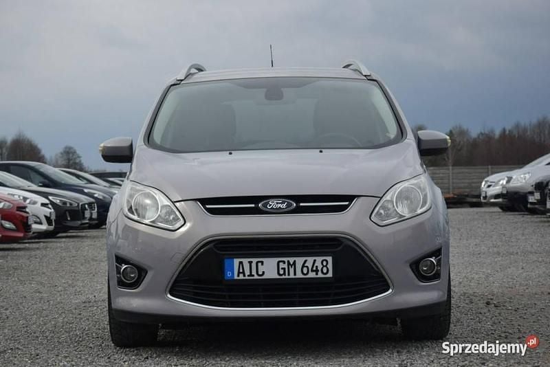 Szary Używany 2010 Ford Grand C-Max Minivan | 23 900 zł (Uczciwa cena) - Obraz 1/4