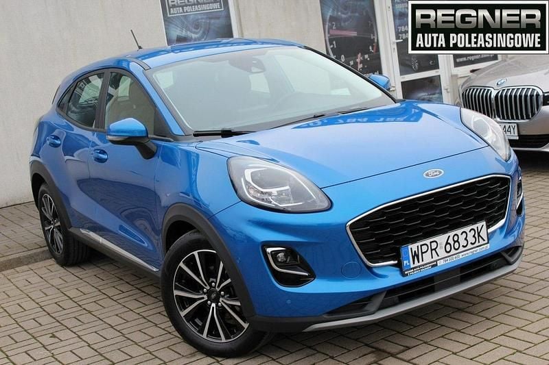 Niebieski (metalik) Używany 2022 Ford Puma Titanium Hatchback | 64 900 zł (Uczciwa cena) - Obraz 1/4