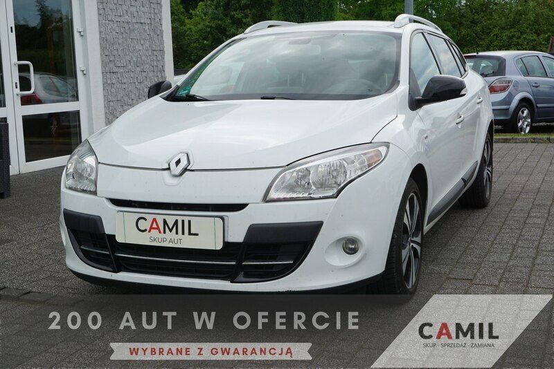 Biały Używany 2012 Renault Mégane GrandTour Kombi | 20 600 zł (Dobra cena) - Obraz 1/3