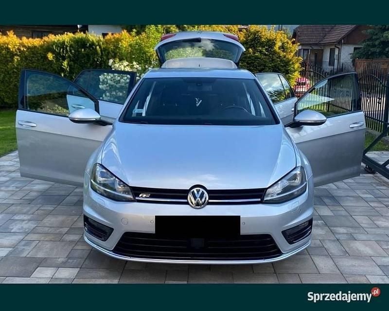 Srebrny Używany 2014 VW Golf VII R-line Hatchback | 39 500 zł (Uczciwa cena) - Obraz 1/4