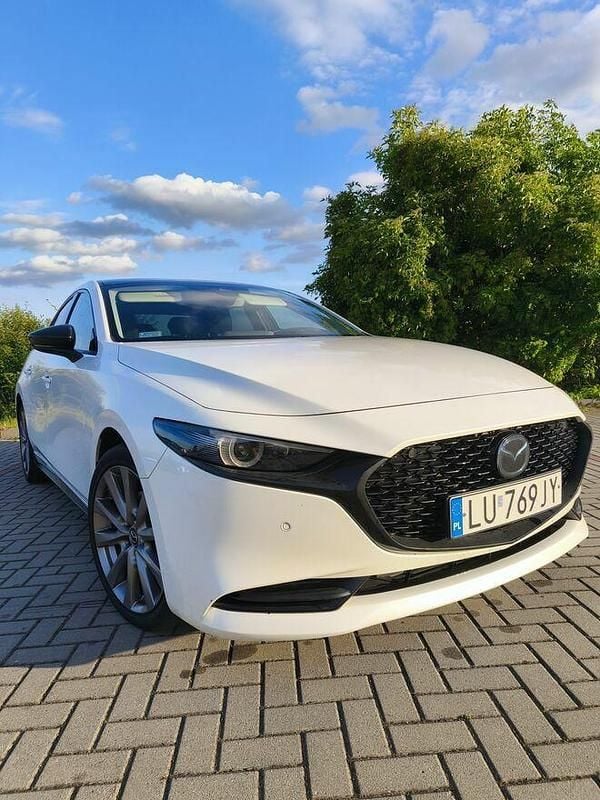 Biały Używany 2019 Mazda 3 Sedan/Limuzyna | 79 999 zł (Dość drogi) - Obraz 1/4