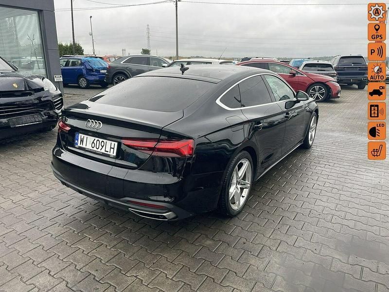 Czarny Używany 2021 Audi A5 Sportback Hatchback | 96 900 zł - Obraz 1/4