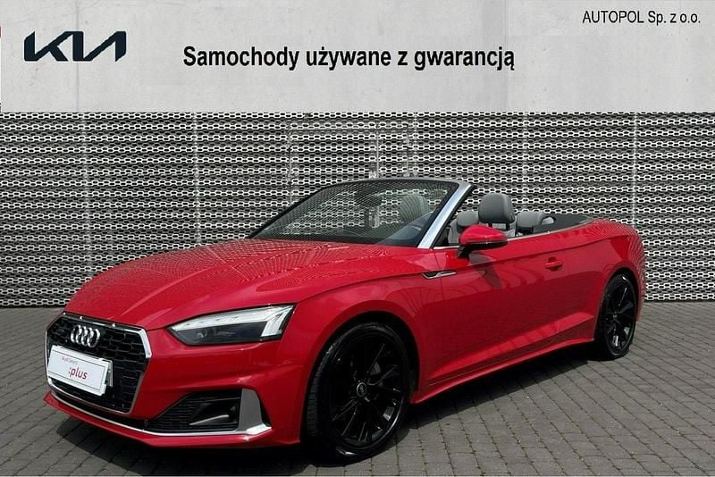 Czerwony Używany 2021 Audi A5 Cabriolet Kabriolet | 254 900 zł - Obraz 1/1