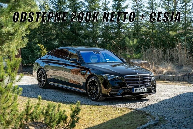 Czarny (metalik, perła) Używany 2022 Mercedes S350 Sedan/Limuzyna | 519 777 zł - Obraz 1/4
