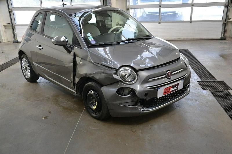 Szary (metalik) Używany 2020 Fiat 500 Hatchback | 21 800 zł - Obraz 1/4