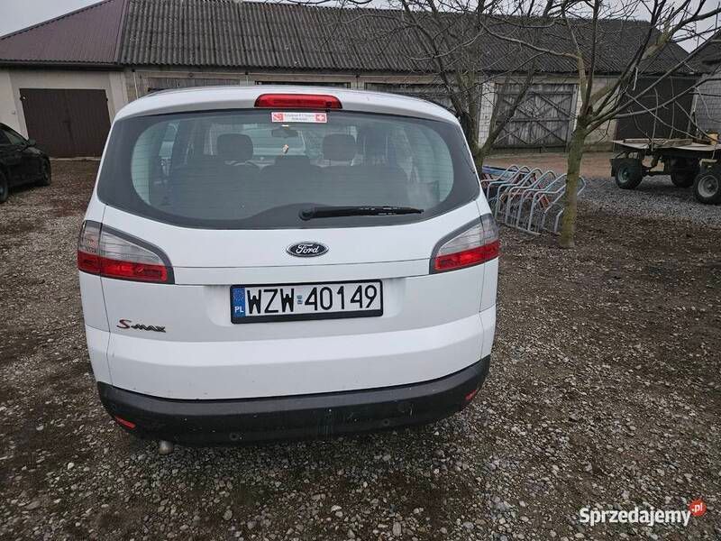 Biały Używany 2008 Ford S-MAX S Minivan | 18 500 zł (Uczciwa cena) - Obraz 1/4