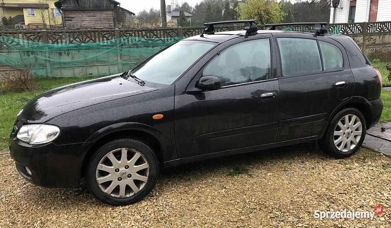 Czarny Używany 2004 Nissan Almera Hatchback | 2500 zł - Obraz 1/4