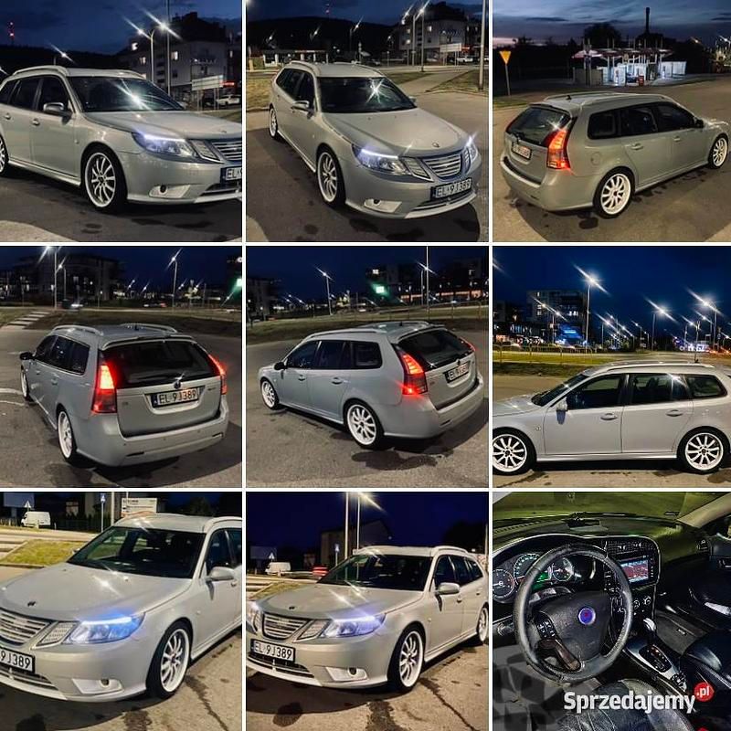 Używany Saab 9-3 2009 Srebrny Kombi