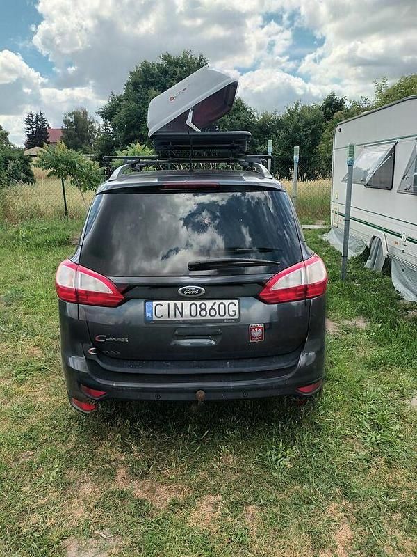 Szary Używany 2013 Ford Grand C-Max Minivan | 22 500 zł (Uczciwa cena) - Obraz 1/4