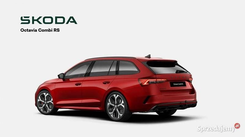 Nowe Skoda Octavia RS 2026 Czerwony Kombi