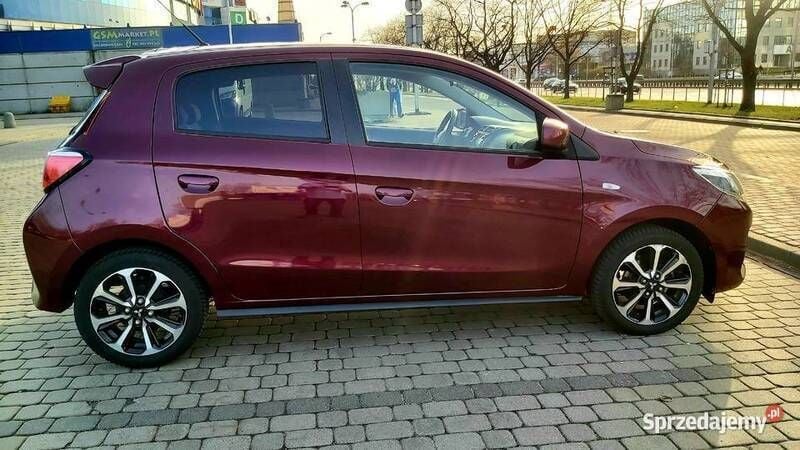 Używany Mitsubishi Space Star 80 KM (58 kW) 2020 Fioletowy Hatchback