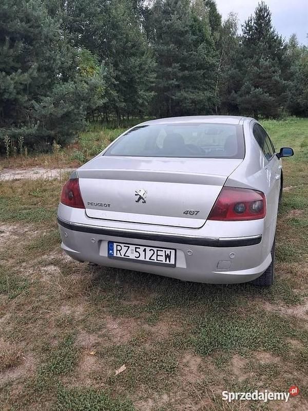 Srebrny Używany 2004 Peugeot 407 Sedan/Limuzyna | 6500 zł - Obraz 1/4