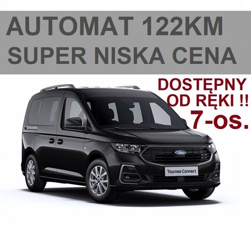Czarny Używany 2023 Ford Tourneo Connect Minivan | 142 311 zł (Uczciwa cena) - Obraz 1/4