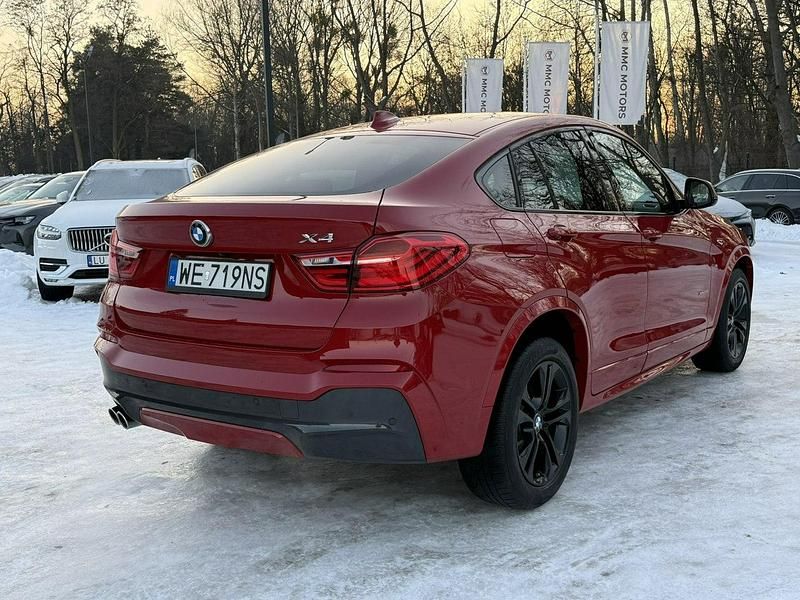 Używany BMW X4 245 KM (180 kW) 2016 Czerwony SUV