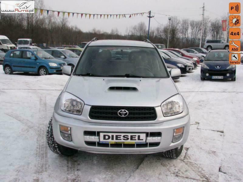Używany Toyota RAV4 164 KM (120 kW) 2003 Srebrny (metalik) SUV
