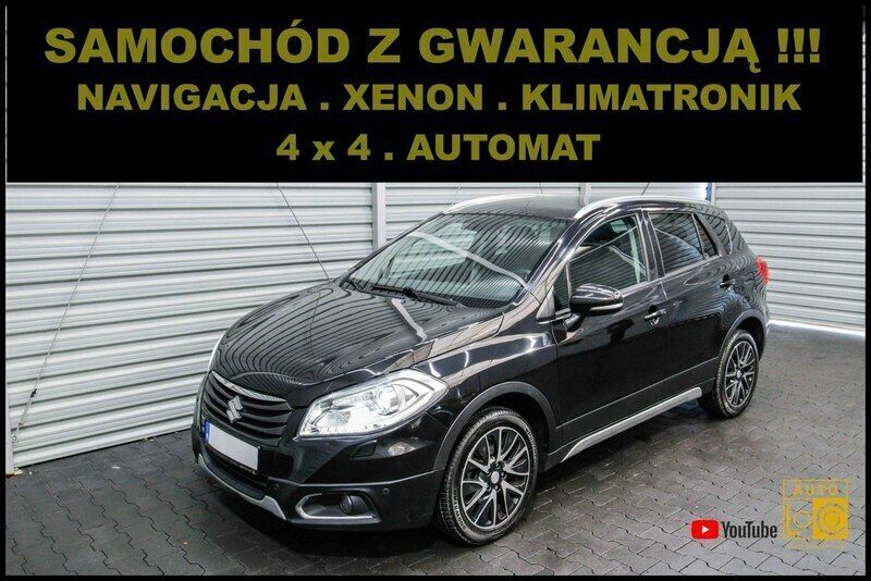 Czarny (metalik) Używany 2014 Suzuki SX4 S-Cross SUV | 45 555 zł (Uczciwa cena) - Obraz 1/4