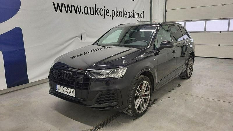 Czarny Używany 2021 Audi Q7 S-Line SUV | 200 000 zł (Dość drogi) - Obraz 1/4