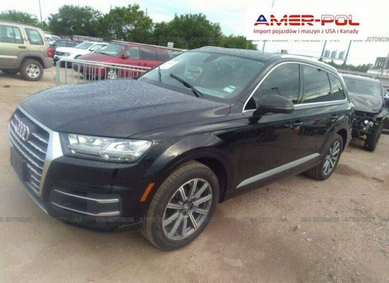 Czarny Używany 2018 Audi Q7 Premium Plus SUV | 130 000 zł - Obraz 1/4