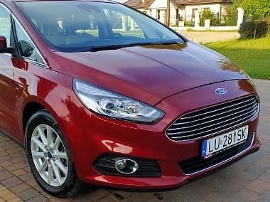 Bordowy Używany 2016 Ford S-MAX S Minivan | 58 500 zł (Dość drogi) - Obraz 1/4