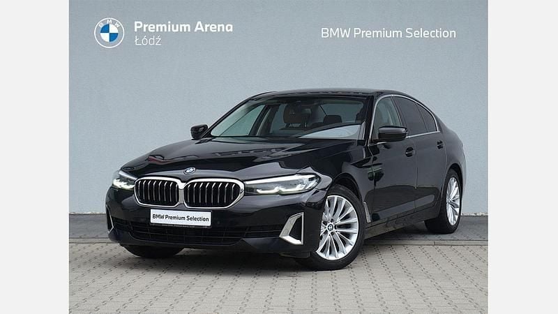 Czarny Używany 2022 BMW 520 Luxury Line Sedan/Limuzyna | 149 900 zł (Uczciwa cena) - Obraz 1/3
