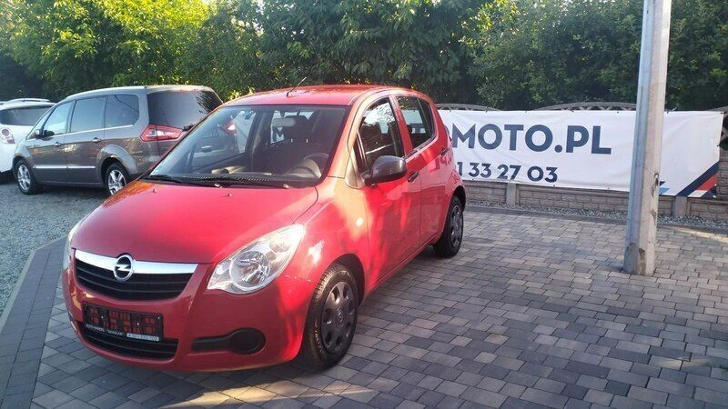 Czerwony Używany 2009 Opel Agila Hatchback | 9800 zł (Uczciwa cena) - Obraz 1/4