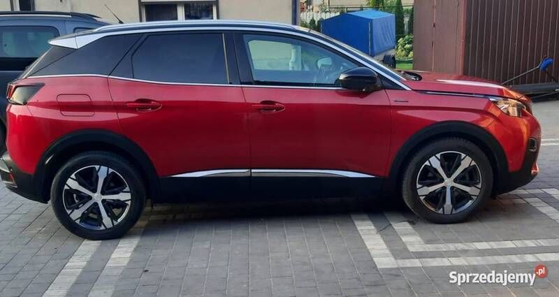 Bordowy Używany 2017 Peugeot 3008 SUV | 73 500 zł (Drogi) - Obraz 1/4