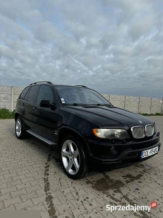 Czarny Używany 2002 BMW X5 SUV | 33 000 zł - Obraz 1/4