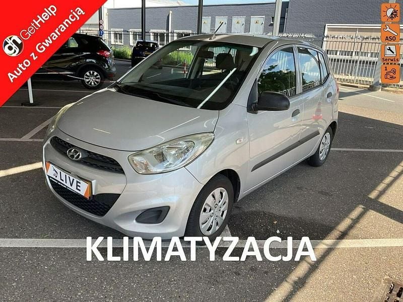 Srebrny Używany 2012 Hyundai i10 Hatchback | 12 800 zł (Uczciwa cena) - Obraz 1/4