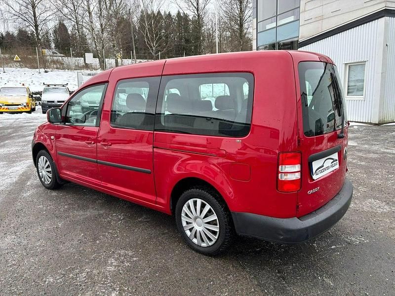 Używany VW Caddy 109 KM (80 kW) 2014 Czerwony Minivan