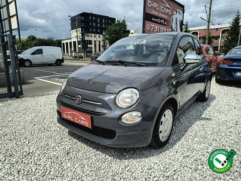 Szary Używany 2017 Fiat 500 Hatchback | 32 900 zł (Uczciwa cena) - Obraz 1/4