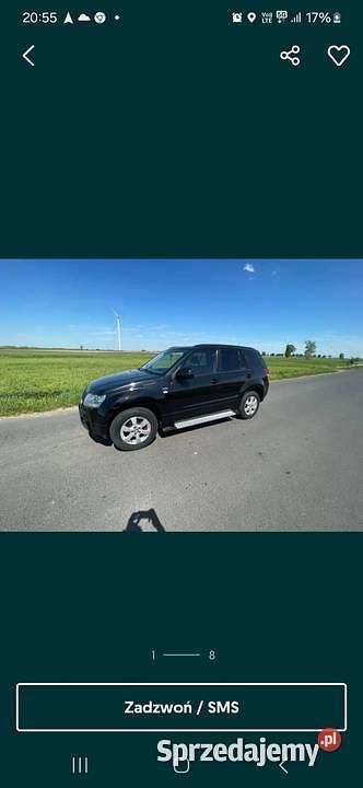 Czarny Używany 2007 Suzuki Grand Vitara SUV | 22 700 zł (Dobra cena) - Obraz 1/4